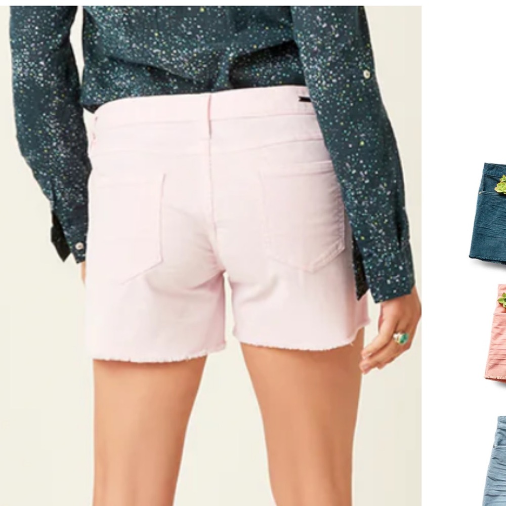 Carve Designs Pink Denim Cutoff Shorts - Picture 3 of 5